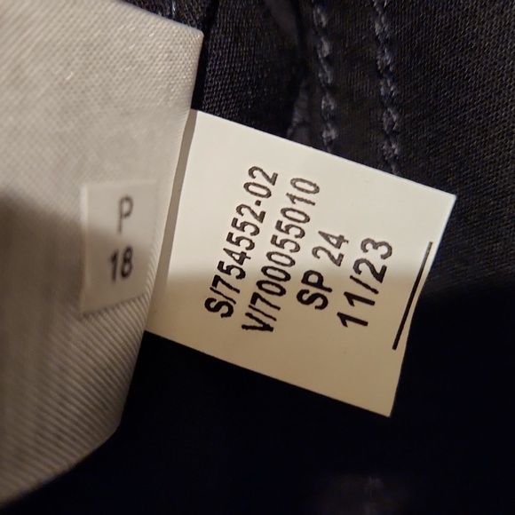 ❤️ NWOT! BANANA REPUBLIC HIGH RISE REFINED BLACK UTILITY PANTS, 2 (26) - Picture 13 of 15